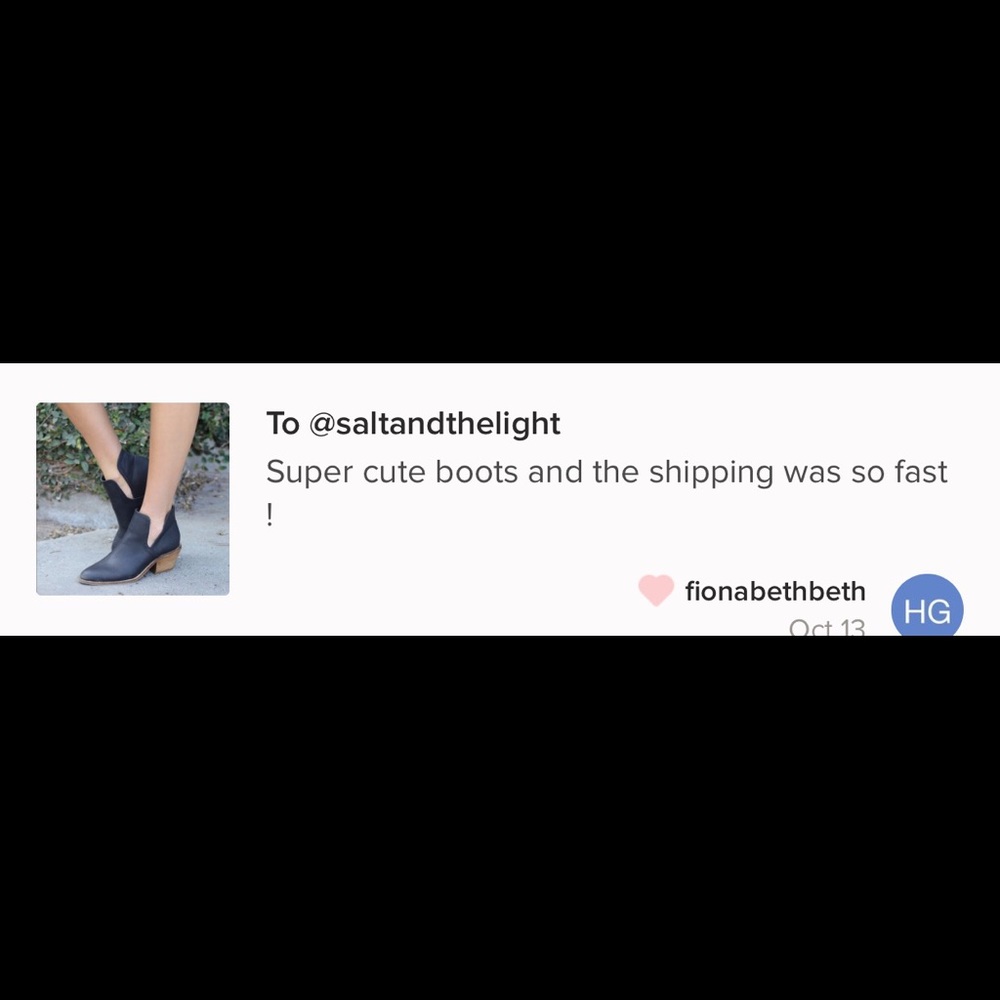 LAST 1️⃣ PRICE FIRM Vegan Leathr Boot w Block Heel - Picture 8 of 8